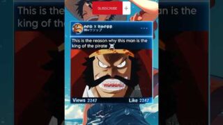 Pirate King for a reason ☠️ #roger #onepiece #shorts
