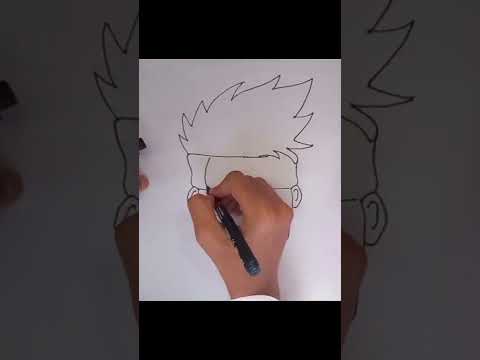 Tap above for new KAKASHI drawing video |naruto#creativearts #youtubeshorts #youtubeislife #kakashi#